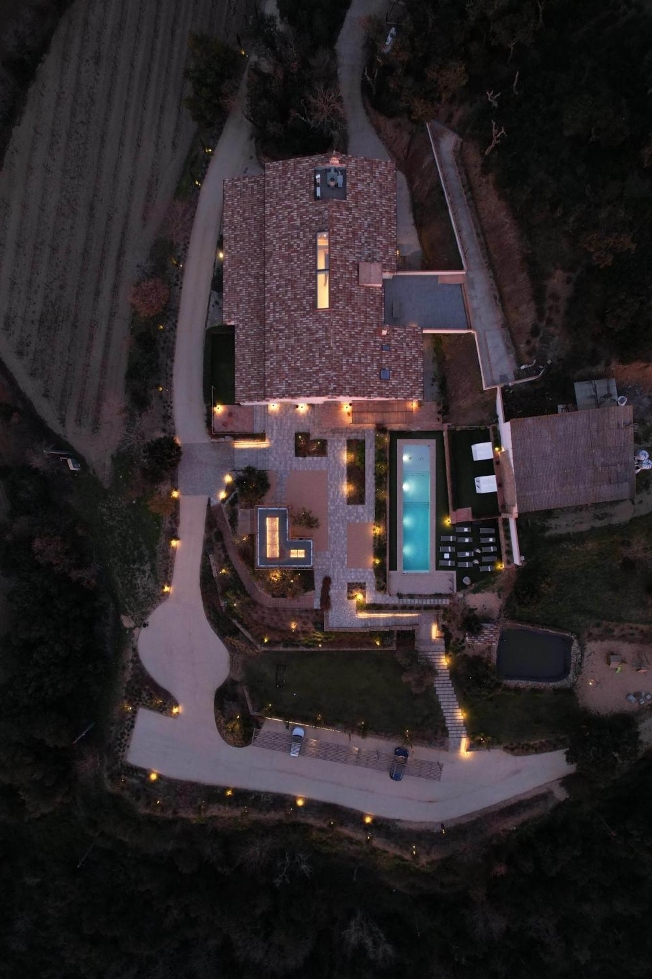Can Bufi Espectacular Casa Con Piscina Interior Llagostera Extérieur photo